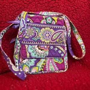 Triple Zip Hipster Crossbody Bag